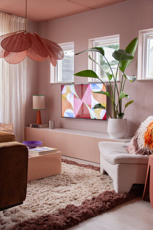 Interieur05 vloerkleed Pilo - hoogpolig - beige/bruin - 240 x 340 cm