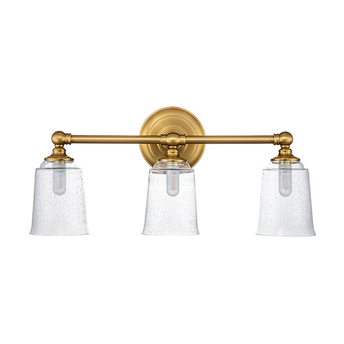 Elstead Feiss Hugeunot Wandlamp Gepolijst Messing, IP44
