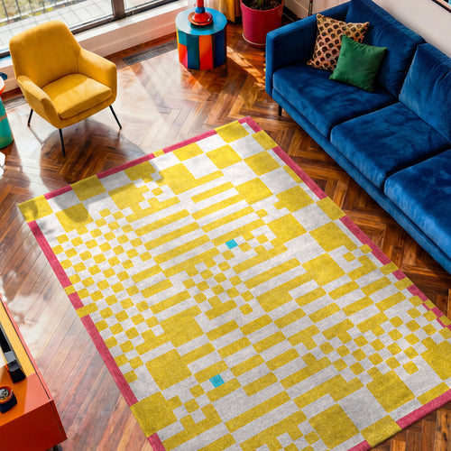 Louis De Poortere vloerkleed Cupcake - geel - 200x280cm