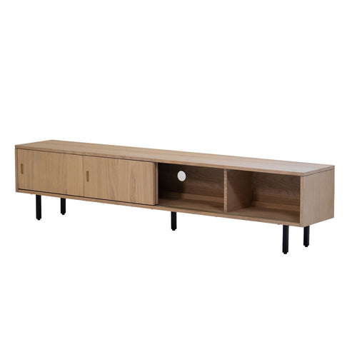 DÉJA Living Tv-Meubel Ilja - Metaal/Eikenhout - Naturel - 200cm - vtwonen shop