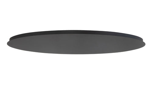 Ylumen plafondplaat ovaal -  100  x 3.5   cm - zwart - vtwonen shop