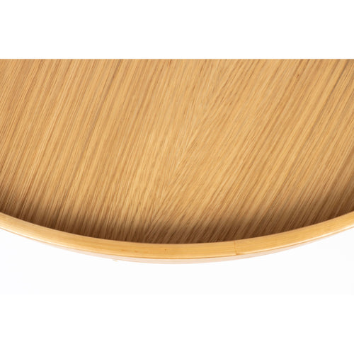 Housecraft living Yuri Bijzettafel Rond Hout 70x70 cm (L) Eiken - Bruin - vtwonen shop