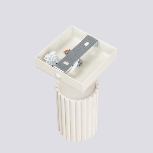 Sollux Lighting Wandlamp KARBON beige - 8x16x8cm