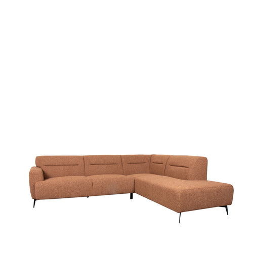 LABEL51 Hoekbank Bolzano Rechts - Oranje Bouclé - 270x227x80cm