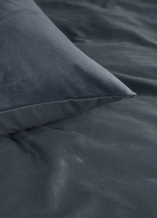 Ambiante Dekbedovertrek Velvety - 240 x 200/220 cm - Blauw