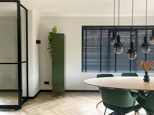 MaximaVida metalen kleding lockerkast Finn olijfgroen 45 x 35 x 185 cm - smal - vtwonen shop