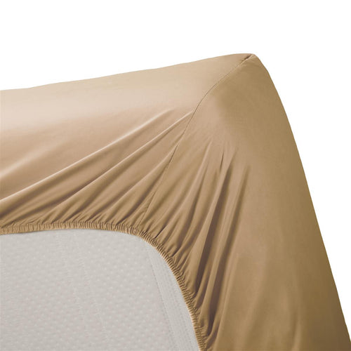 Ambiante hoeslaken Cotton Uni HL - 140x200 cm - khaki - vtwonen shop