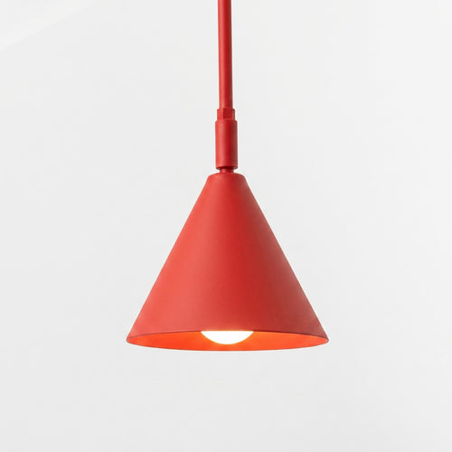 Sollux Lighting Wandlamp NOX 1 rood met schakelaar - 14x61x30cm
