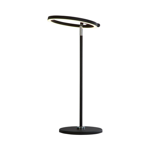 Searchlight Space LED tafellamp, zwart metaal