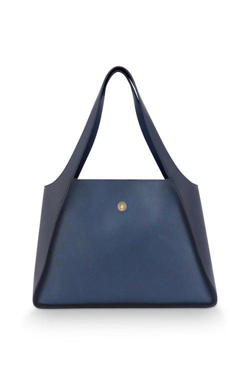 Pip Studio - Filou Schoudertas Dames - Blauw - 40x15.5x48cm - vtwonen shop