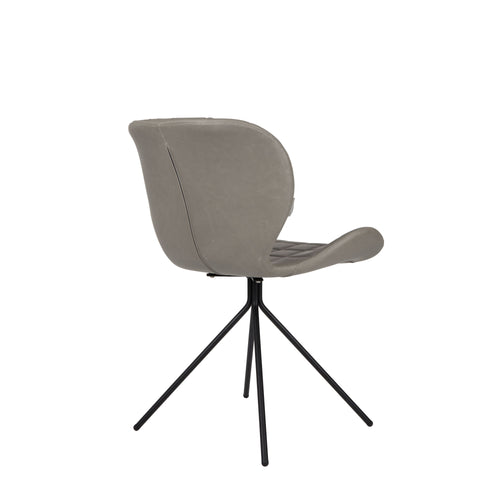 Zuiver OMG LL Eetkamerstoelen  Grijs - Set van 2 - vtwonen shop