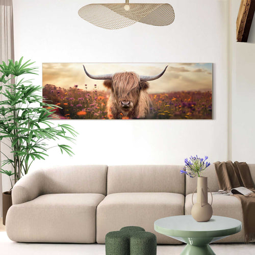 Reinders schilderij Lente Hooglander - 52x156cm
