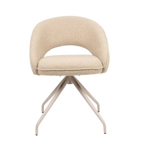 HelloChair eetkamerstoel HC07 Dinny - spinpoot beige - cloud beige - vtwonen shop