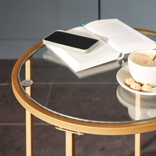 Home Deluxe fluwelen stoel SELESA grijs - vtwonen shop