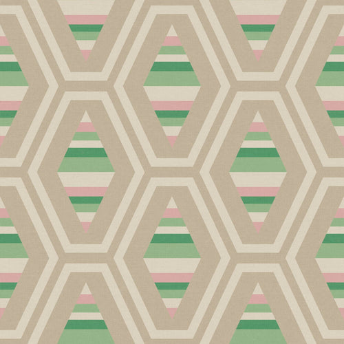 Joules Vliesbehang - Hallaton Kilim Garden Greens - 10mx52cm