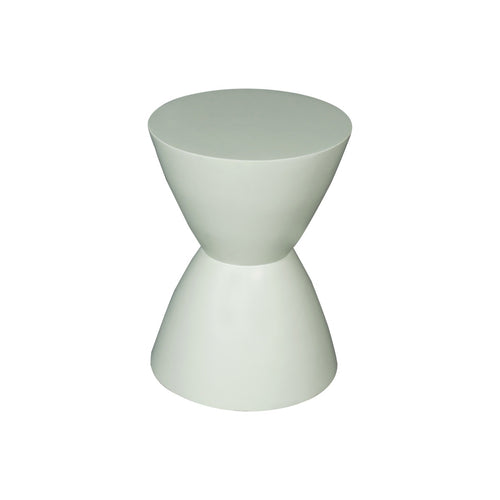 StarFurn Bijzettafel Abbey - Rond Groen Hout - 33x33x45cm