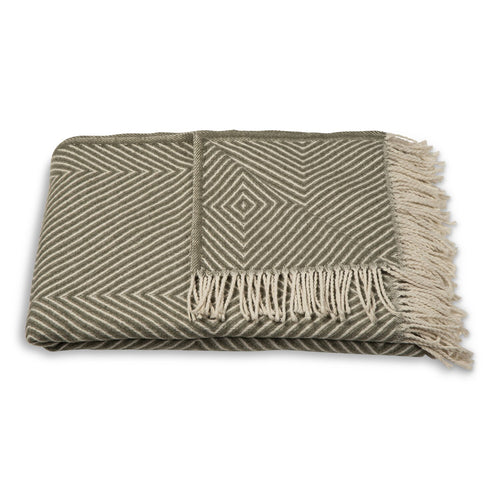 Atmooz plaid Meadow - groen - 150 x 200 cm