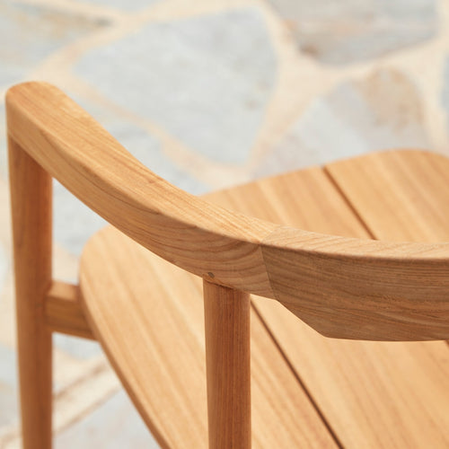Tikamoon Tuinstoel van massief teakhout - Naturel - vtwonen shop