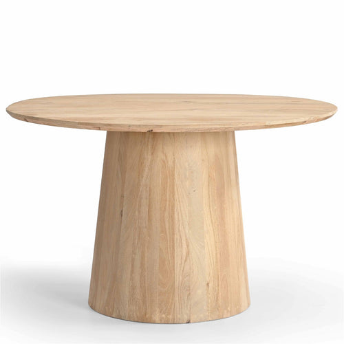 Giga Meubel Eettafel Yasmijn - Rond - Mangohout - 120cm - vtwonen shop