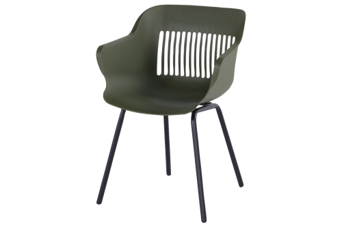 Hartman Tuinstoel Jill Rondo - Groen Kunststof - Set Van 2 - vtwonen shop