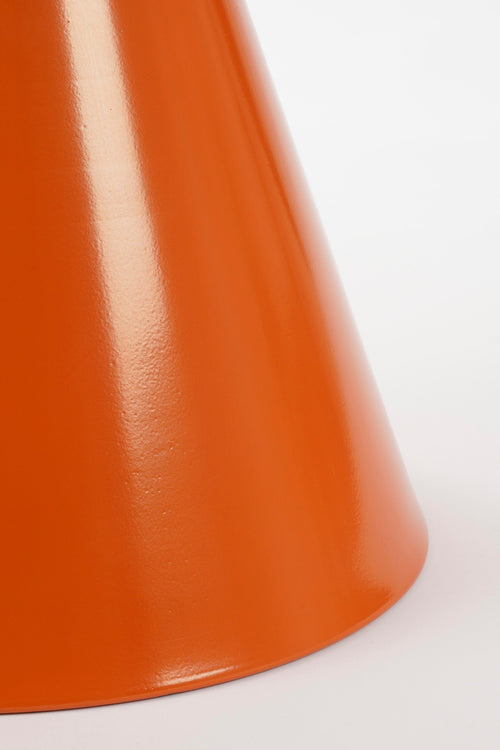 Mica Decorations Celise Bijzettafel - H44 x Ø59 cm - Metaal - Oranje - vtwonen shop