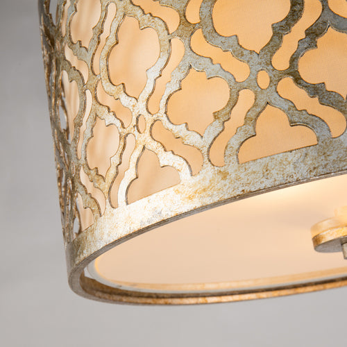 Elstead Arabella - 2 Lichts Inbouw Plafondlamp Goud, E27