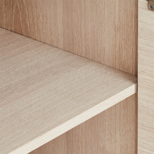 Furnhouse 4-deurs dressoir Porto - Witte olie - MDF, Eikenfineer - 42x212x79