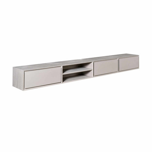 Starfurn Tv-meubel Ambiance - Zwevend - Taupe Hout - 280x35x30cm