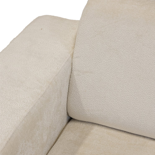 Giga Meubel Hoekbank Monza 3-zits Rechts - Stof/Metaal - Beige - vtwonen shop