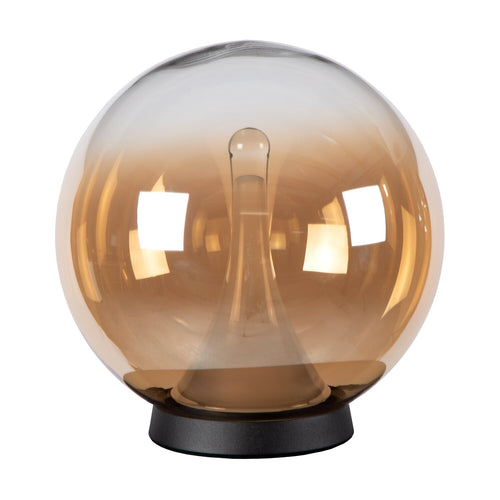 Atmooz tafellamp Nobus - amber - Ø 25 x H 27 cm - geïntegreerde led