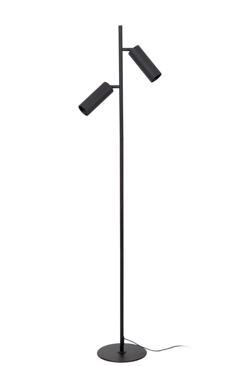 Lucide vloerlamp CLUBS - 2xGU10 (MR16) - Zwart