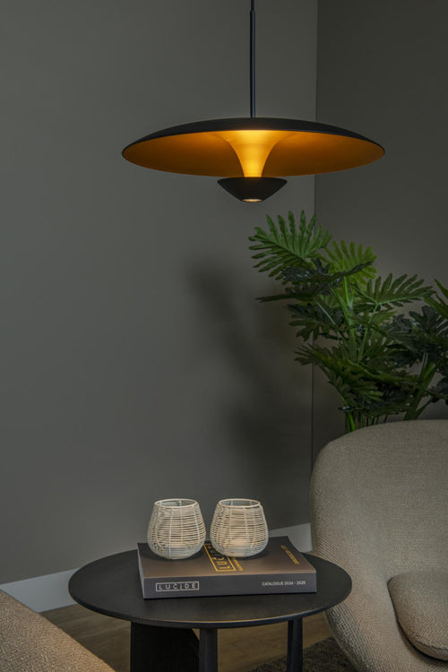 Lucide hanglamp KENNETH - Geïntegreerde LED - Zwart - vtwonen shop