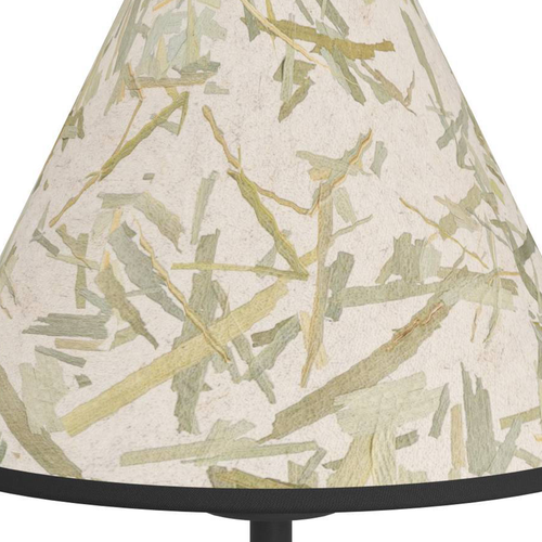 EGLO tafellamp Oxpark - e27 - 41,5 cm - zwart/wit/groen - bamboe