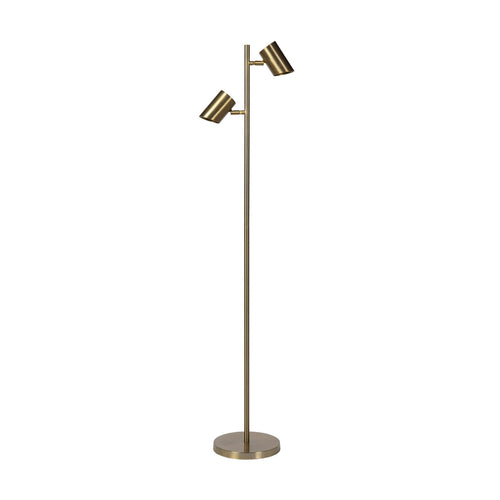 Atmooz vloerlamp Kisoro - antiek messing - Ø 33 x H 144 cm - G9