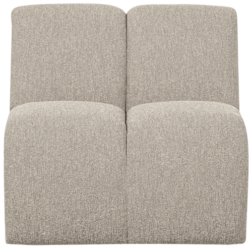 WOOOD 1-zits bank Mojo - Bouclé - Beige Melange - 74x80x97 cm - vtwonen shop