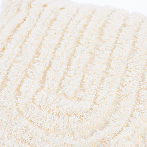 HOME DELUXE Getufte kussenhoes JARA Geometrisch - Crème
