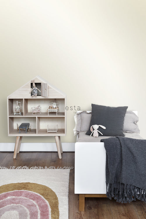 ESTAhome behang kleine stipjes crème beige en zilver - 53 cm x 10.05 m - 137313