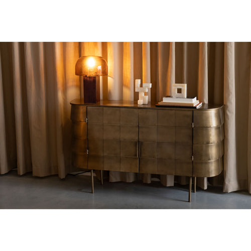 Dutchbone Hanna Dressoir/ Wandkast 117 cm - Goud
