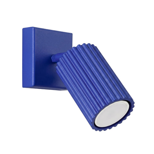 Sollux Lighting Wandlamp KARBON ultramarijn - 8x16x16cm