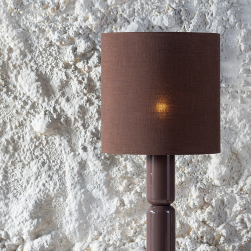 WOOOD vloerlamp Zivian - Hout - Hoogglans Donkerbruin - 133x20x20
