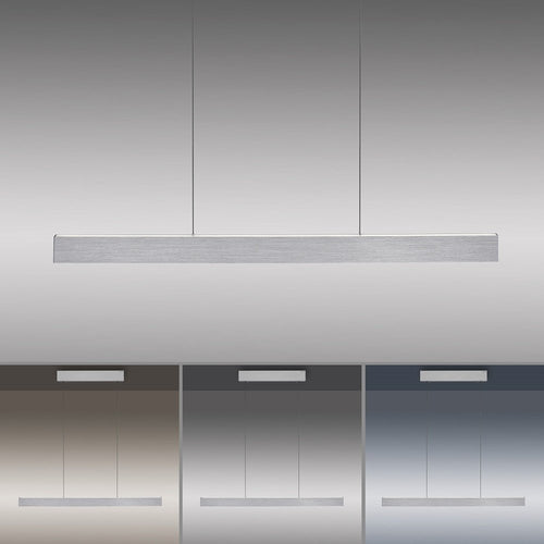 Neuhaus PURE hanglamp e-Lift - 2 lichts - 120  x 240   cm - aluminium - vtwonen shop