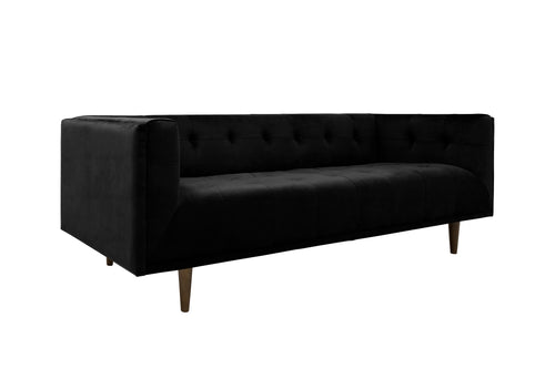 Kick Velvet Bank Bobbi - Zwart - vtwonen shop