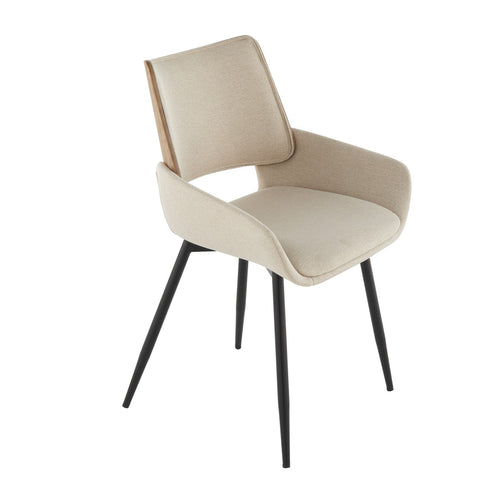 Signature - HORTENSE Set van 2 stoelen - Naturel - 54x58x81 cm