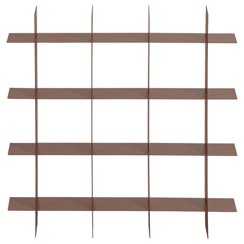 WOOOD wandrek Brik - Metaal - Oudroze - 60x60x15