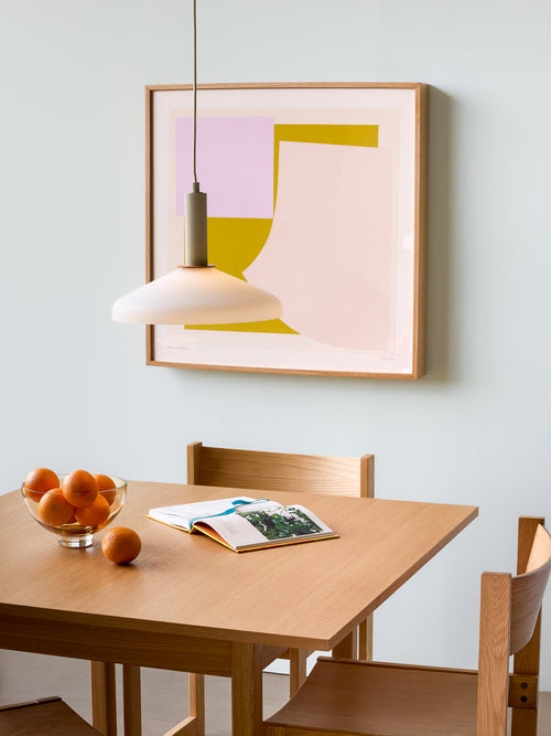 Hübsch hanglamp Apollo - glas/ijzer - ø35xh28cm