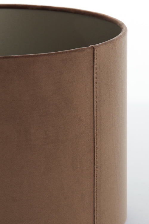 Light & Living lampenkap VELOURS - Ø40x30cm - bruin - vtwonen shop