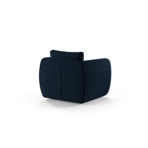 Cosmopolitan Design - Fauteuil Nimes flueel koningsblauw - 87x95.5x80cm