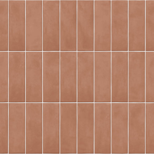 ESTAhome behang tegelmotief terracotta - 50 x 900 cm - 131538 - vtwonen shop