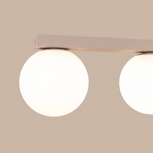 Sollux Lighting Plafondlamp YOLI 4 taupe - 88x12x14,5cm
