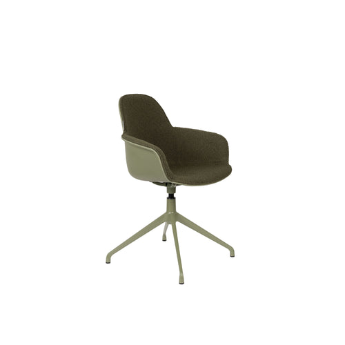 Zuiver Albert Kuip Swivel Eetkamerstoelen Groen - Set van 2 - vtwonen shop